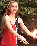 Teenie celebrates the 4th of July